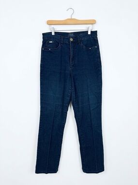 French Dressing Jeans Dark Blue Straight-Leg Jeans - Size 10